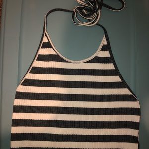Forever 21 striped crop top